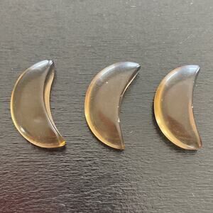 Smoky Quartz Crystal Moon Set